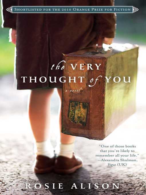 Title details for The Very Thought of You by Rosie Alison - Wait list